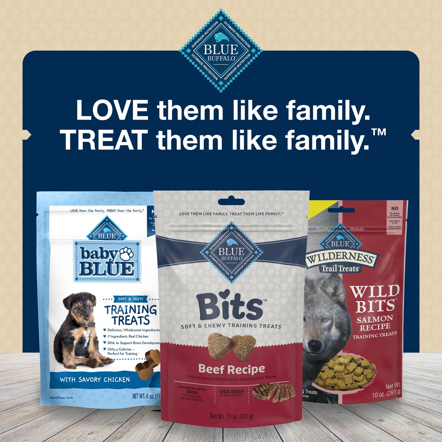 Bits Soft Dog Treats for Training, Enhanced with DHA, 11-Oz. Bag