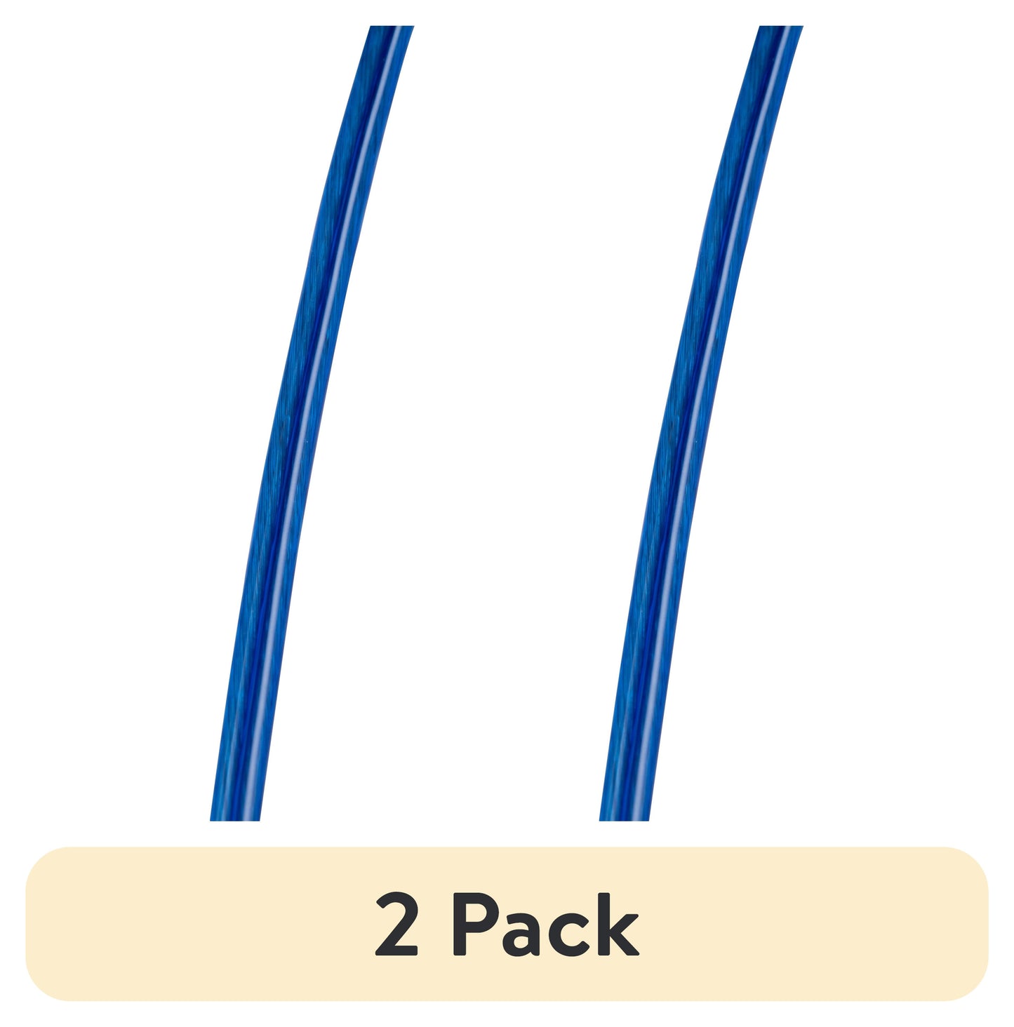 (2 Pack) Car Stereo Speaker Wire, 14 American Wire Aauge, 50Ft, Transparent Blue, Normal Condition