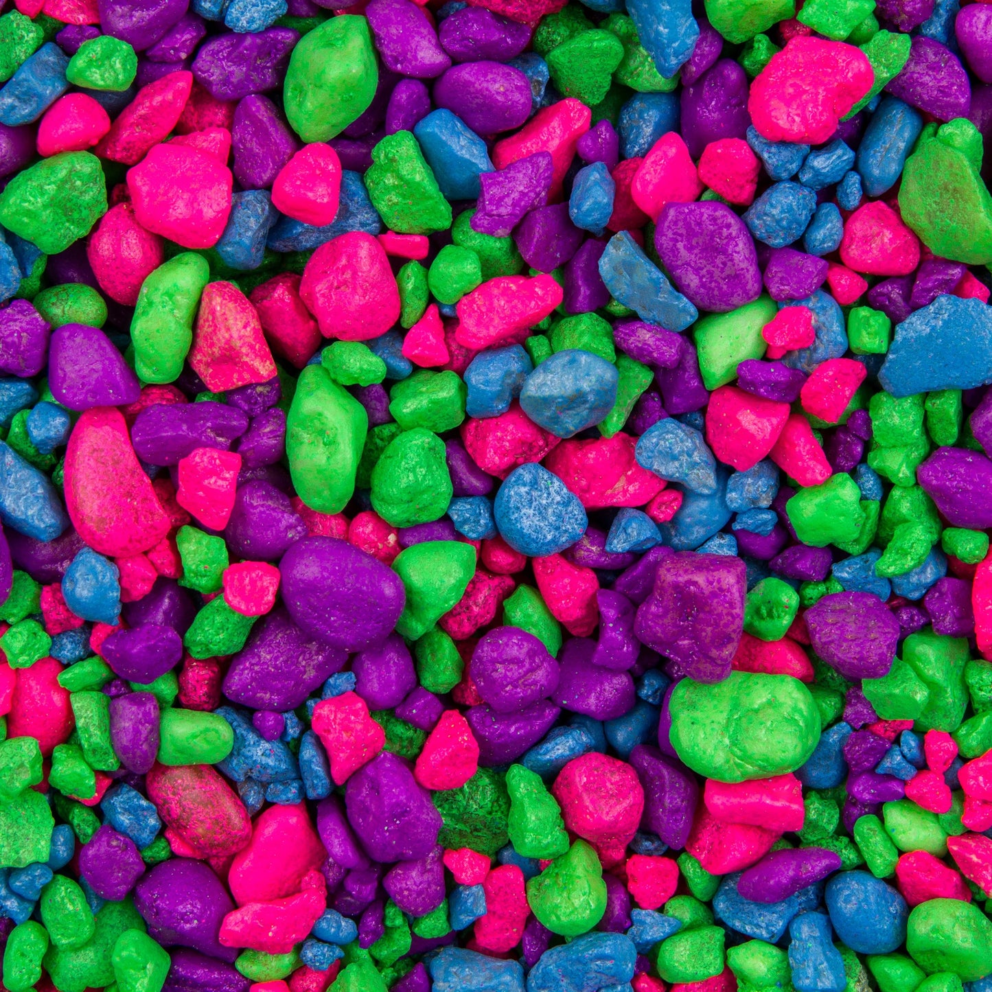 Aquarium Gravel, Rainbow, 2 Lb