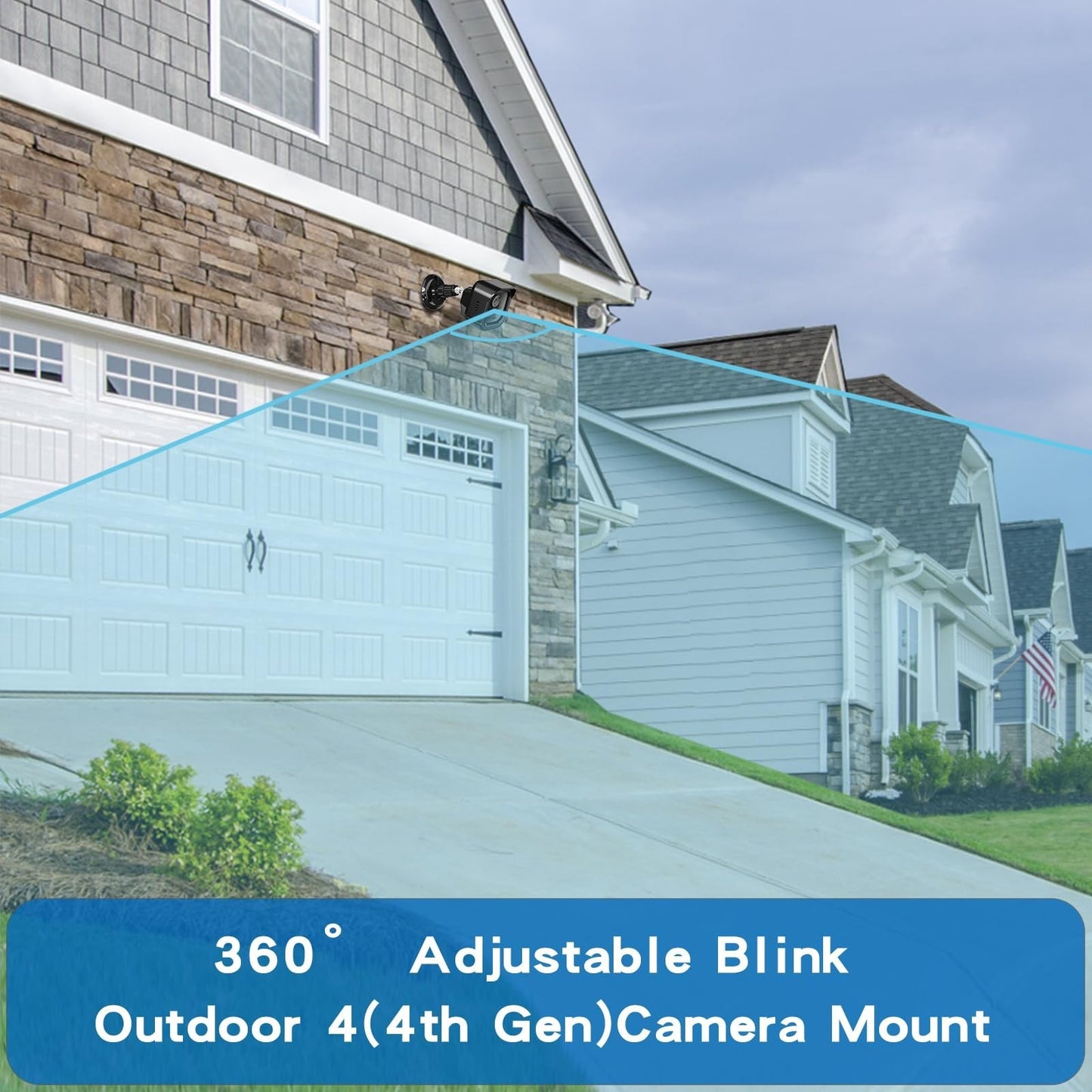 3 Pack Blink Outdoor 4 Camera Mount Set with Housing & Outlet Mount US
