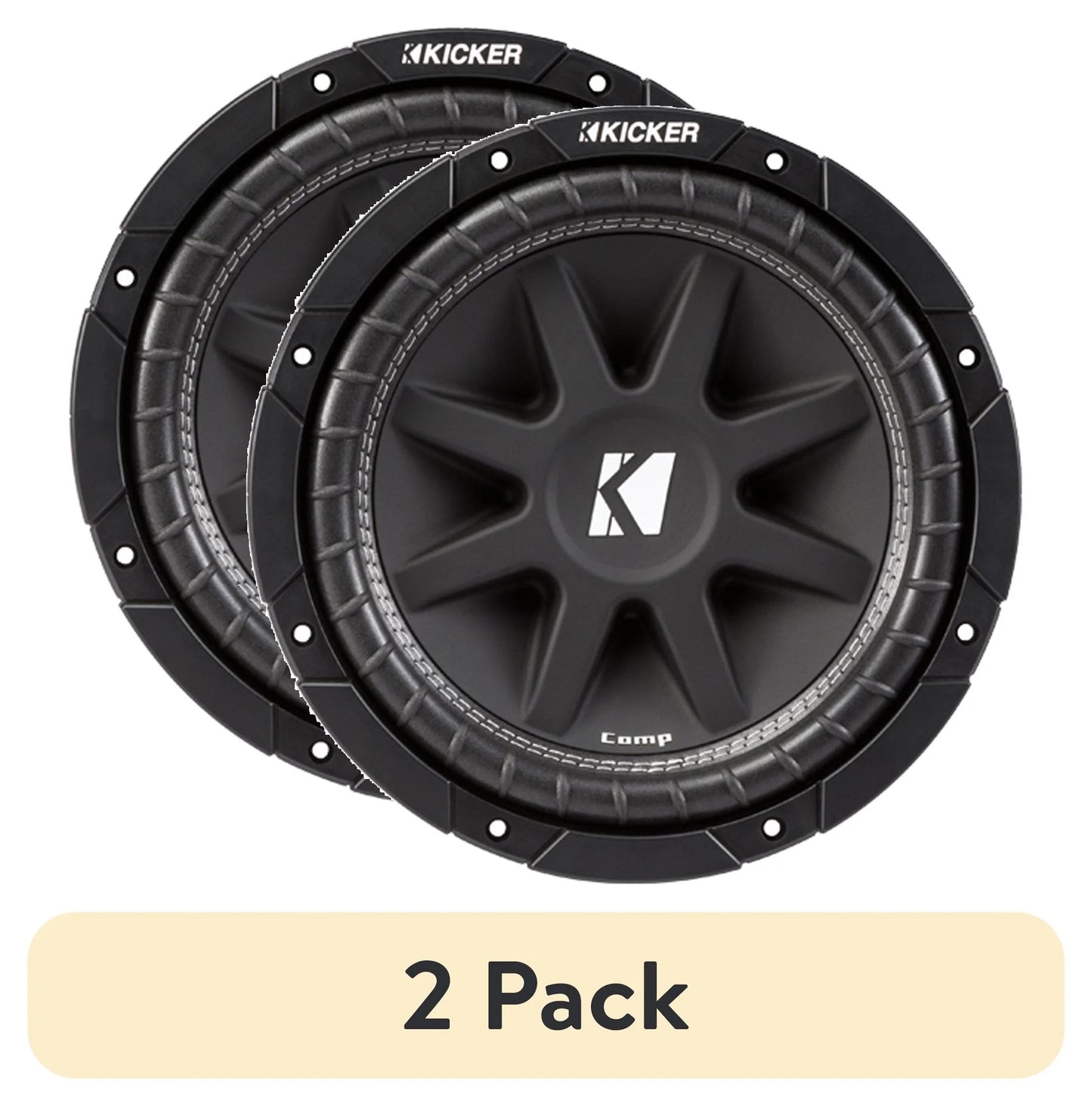 (2 Pack) New 43C124 Classic 12" Comp 4 Ohm SVC Subwoofer