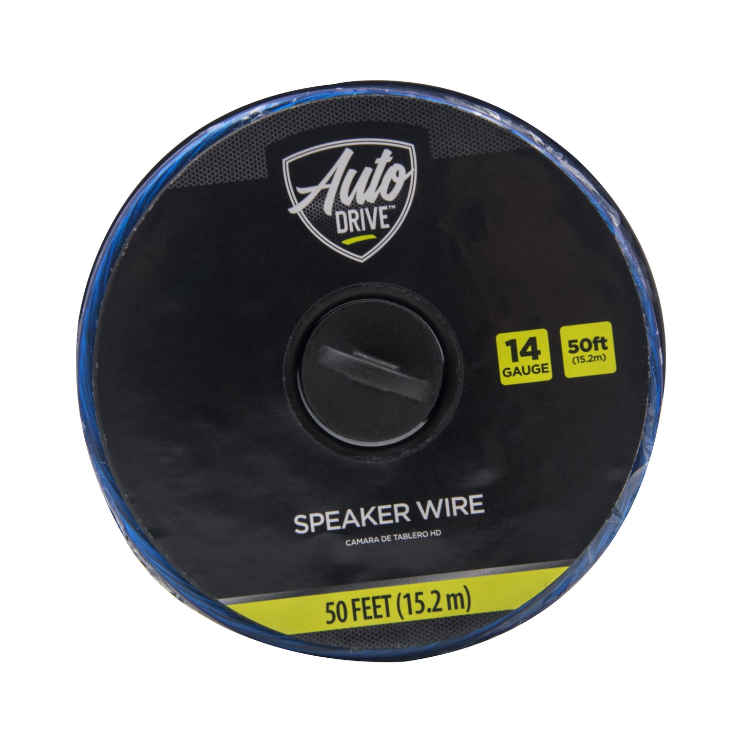 (2 Pack) Car Stereo Speaker Wire, 14 American Wire Aauge, 50Ft, Transparent Blue, Normal Condition