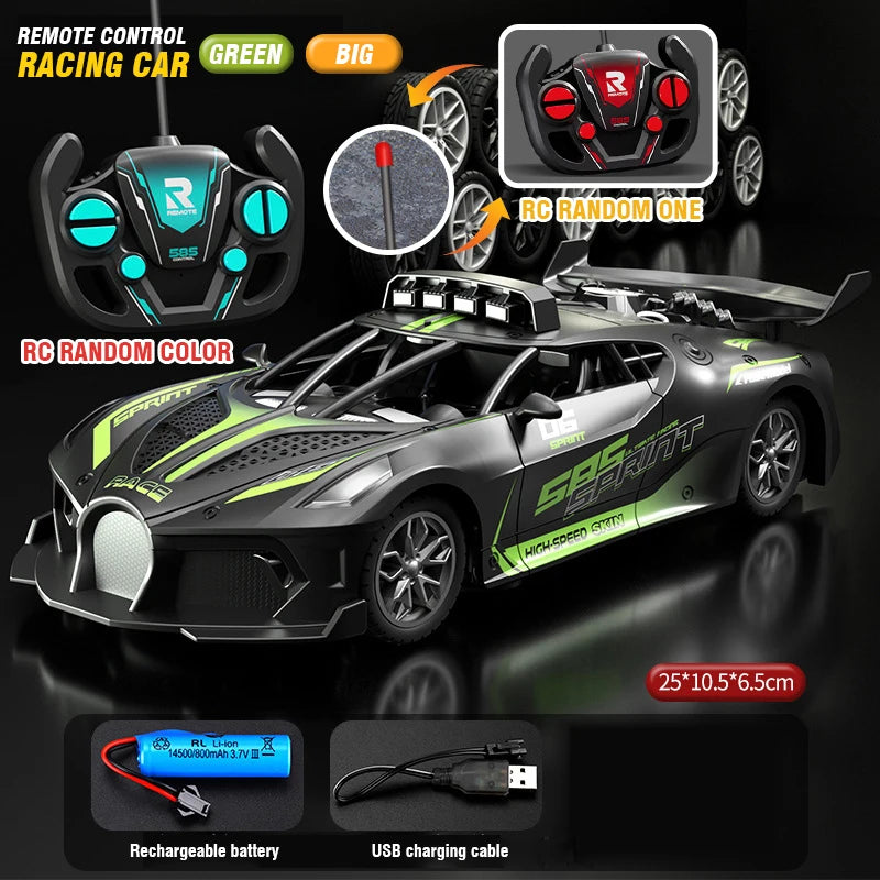 Super RC Sports Car High Speed Remote Control Mini Scale Model Vehicle Electric Drift Racing Car Gift for Kids Back to School