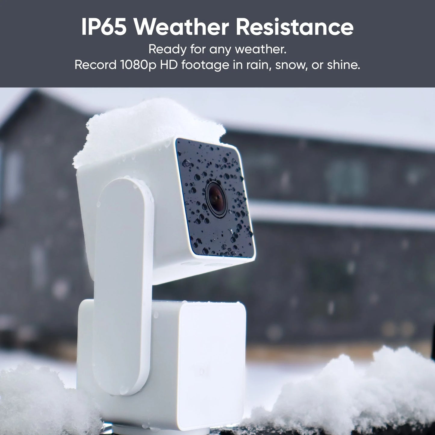Cam Pan V3 Indoor/Outdoor Wired Security Camera with Pan/Tilt/Zoom - White