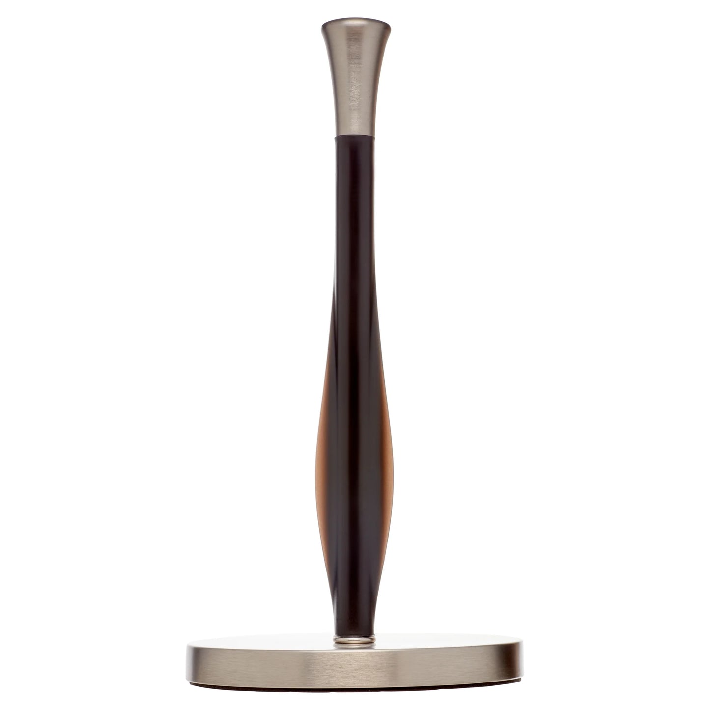 (2 Pack) Free-Standing Paper Towel Holder with Weighted Non-Slip Base, 14 Inch, Nickel