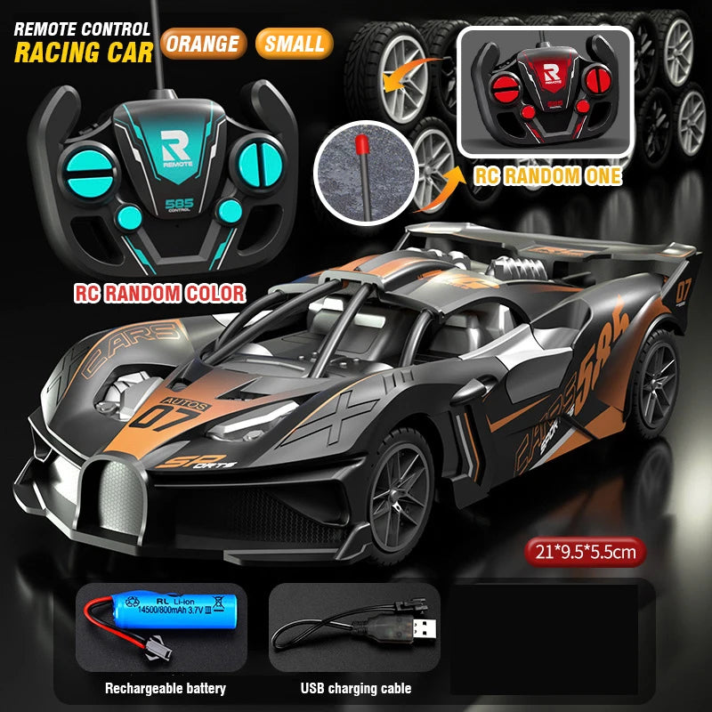 Super RC Sports Car High Speed Remote Control Mini Scale Model Vehicle Electric Drift Racing Car Gift for Kids Back to School