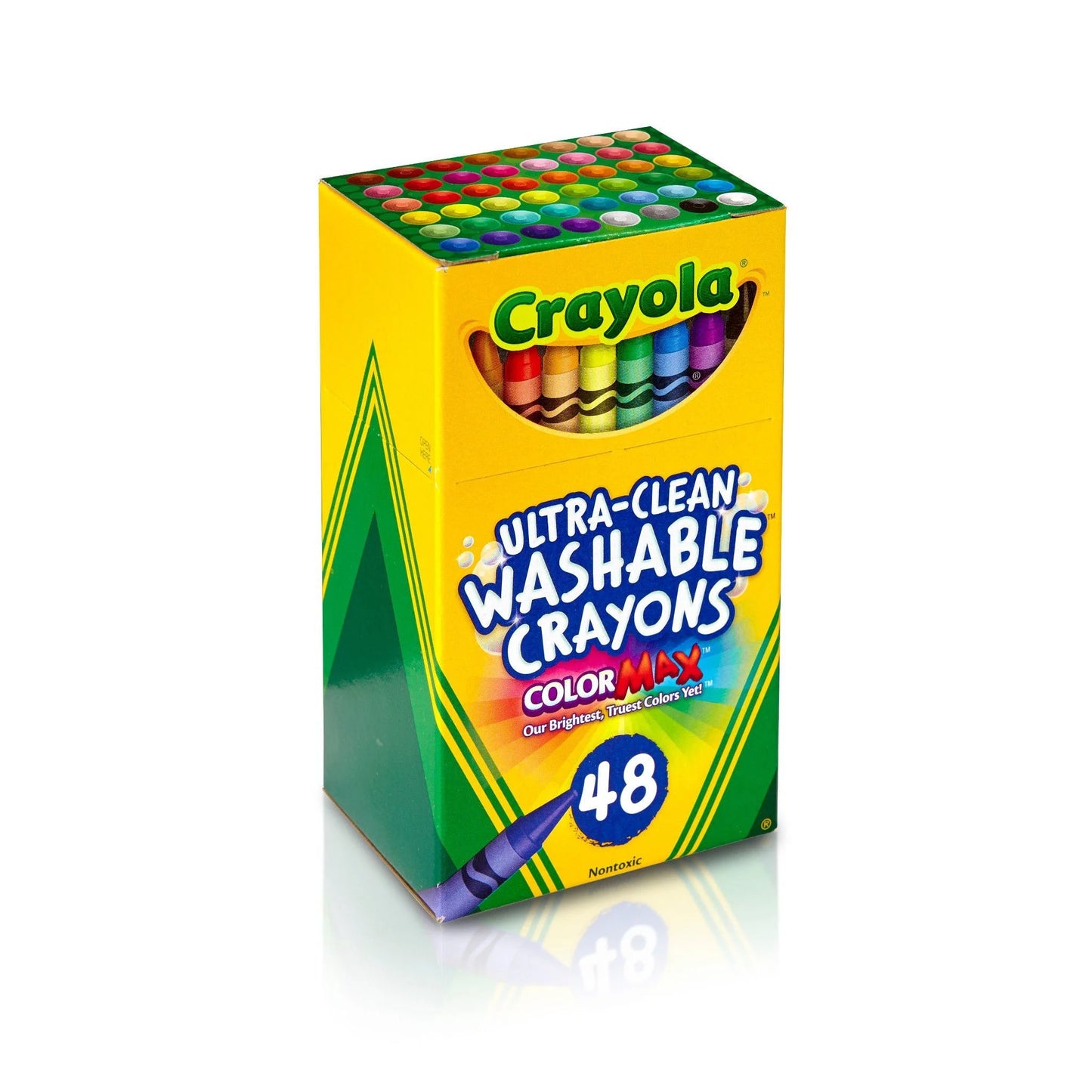 Classic Ultra-Clean Washable Crayons, 48 Count