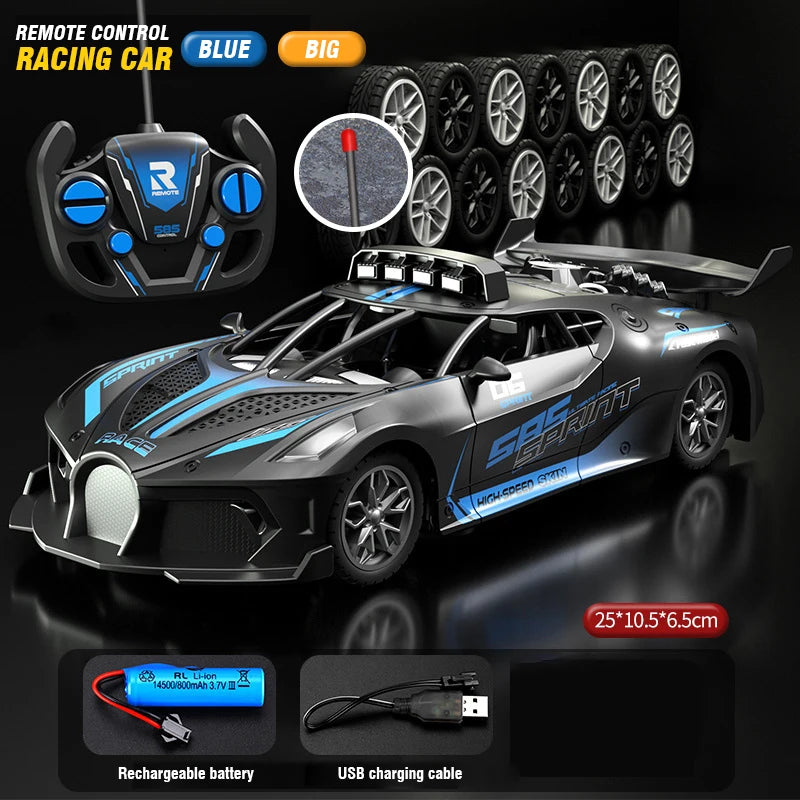 Super RC Sports Car High Speed Remote Control Mini Scale Model Vehicle Electric Drift Racing Car Gift for Kids Back to School