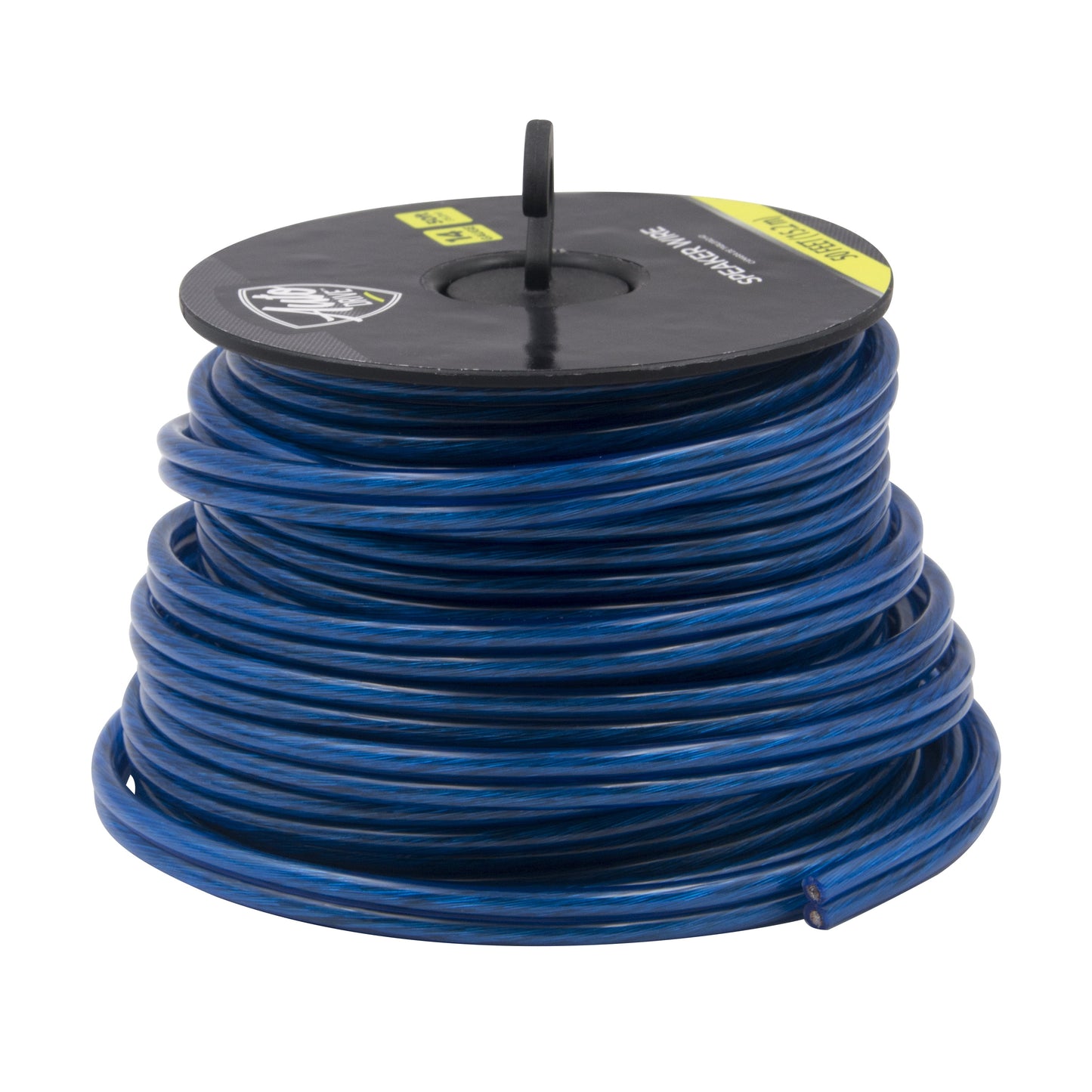 (2 Pack) Car Stereo Speaker Wire, 14 American Wire Aauge, 50Ft, Transparent Blue, Normal Condition