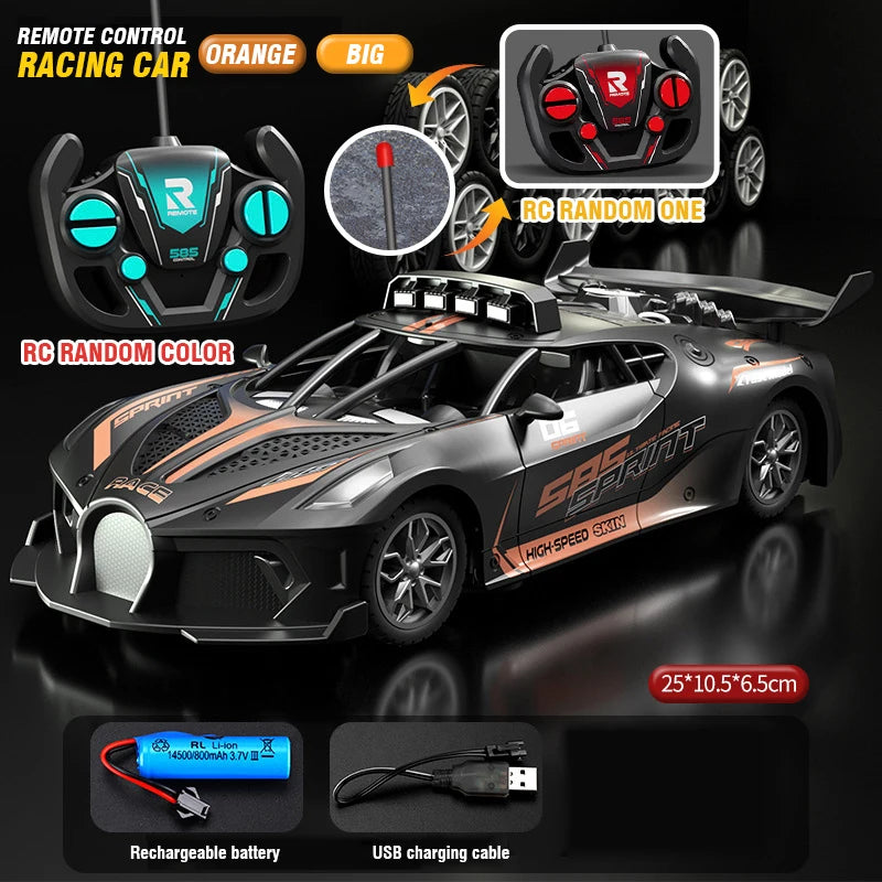 Super RC Sports Car High Speed Remote Control Mini Scale Model Vehicle Electric Drift Racing Car Gift for Kids Back to School
