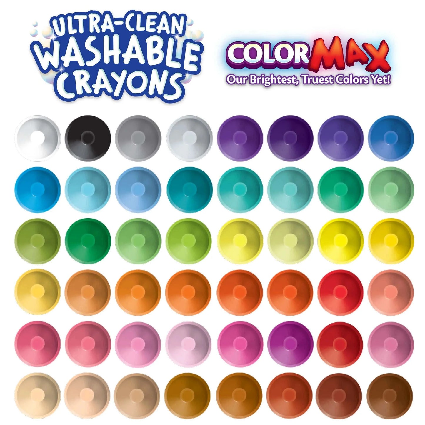 Classic Ultra-Clean Washable Crayons, 48 Count