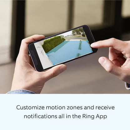 Floodlight Cam Wired plus - Smart Security Video Camera with 2 Motion-Activated LED Floodlights, 2-Way Talk, Color Night Vision, White