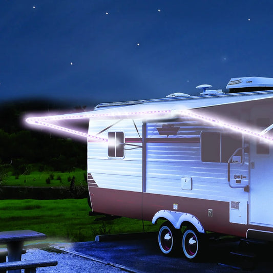 120 Volts Multicolor LED Strip Lights with Remote Control for RV Vehicle