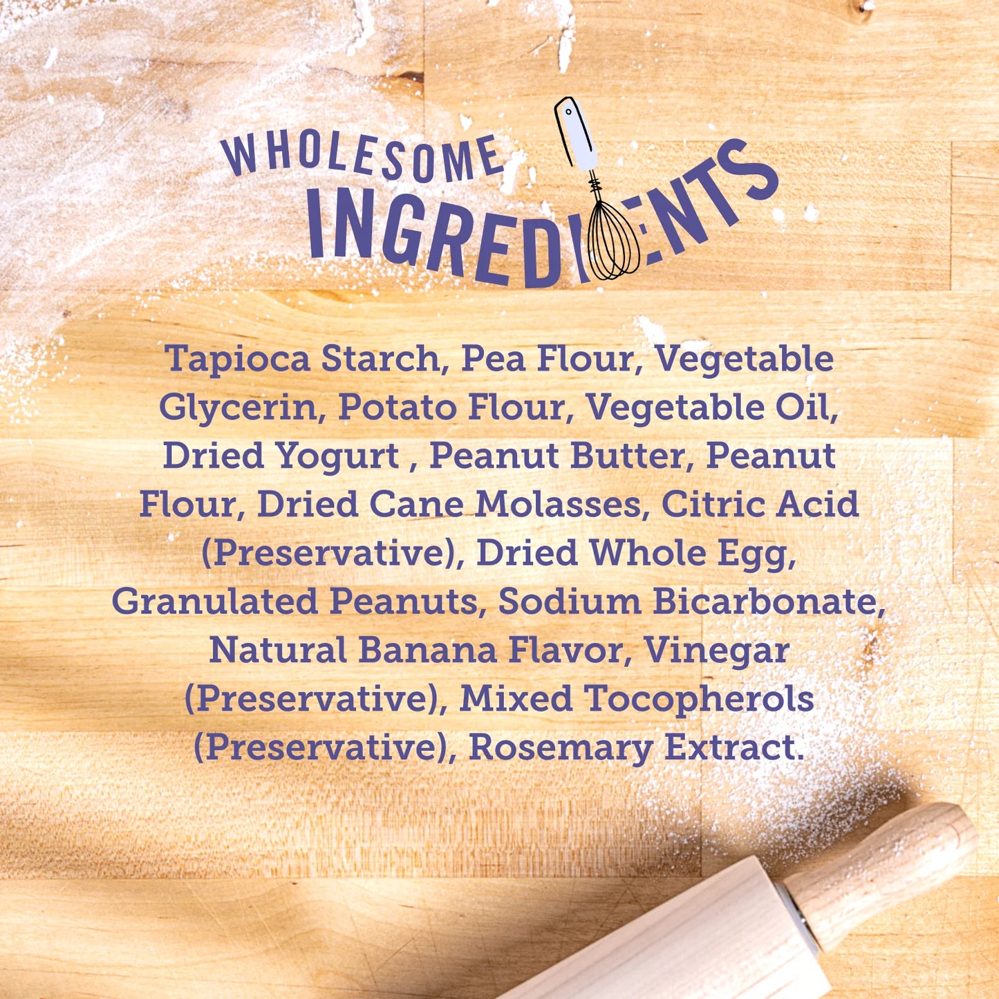 Grain-Free Woofers Dog Treats, Peanut Butter & Banana, 13 Oz