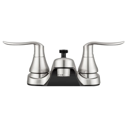 DF-PL720LH-SN RV Bathroom Faucet with Winged Levers and Shower Hose Diverter (Brushed Satin Nickel)