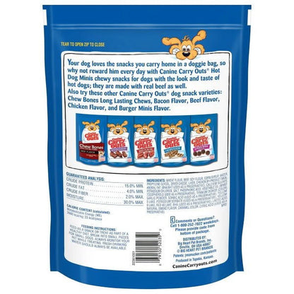 Hot Dog Minis Dog Treats, 22.5Oz Bag