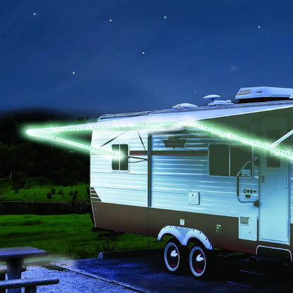 120 Volts Multicolor LED Strip Lights with Remote Control for RV Vehicle