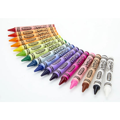 Jumbo Crayon Set, 16 Ct, Kindergarten School Supplies, Toddler Crayons, Gifts for Toddlers