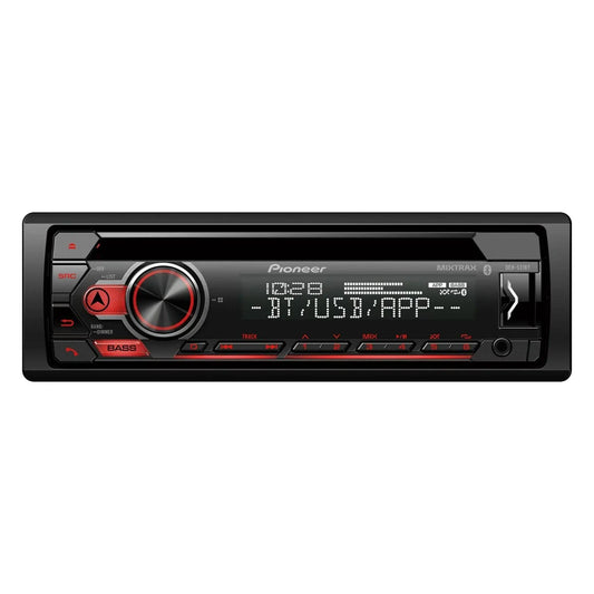DEH-S31BT Single Din Bluetooth Car Stereo CD Receiver, Android & Ios Compatibility (New)