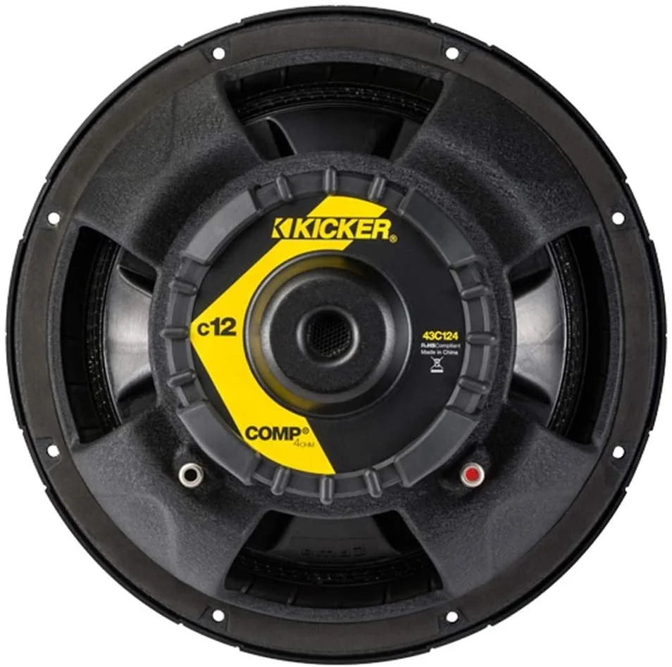 (2 Pack) New  43C124 Classic 12" Comp 4 Ohm SVC Subwoofer