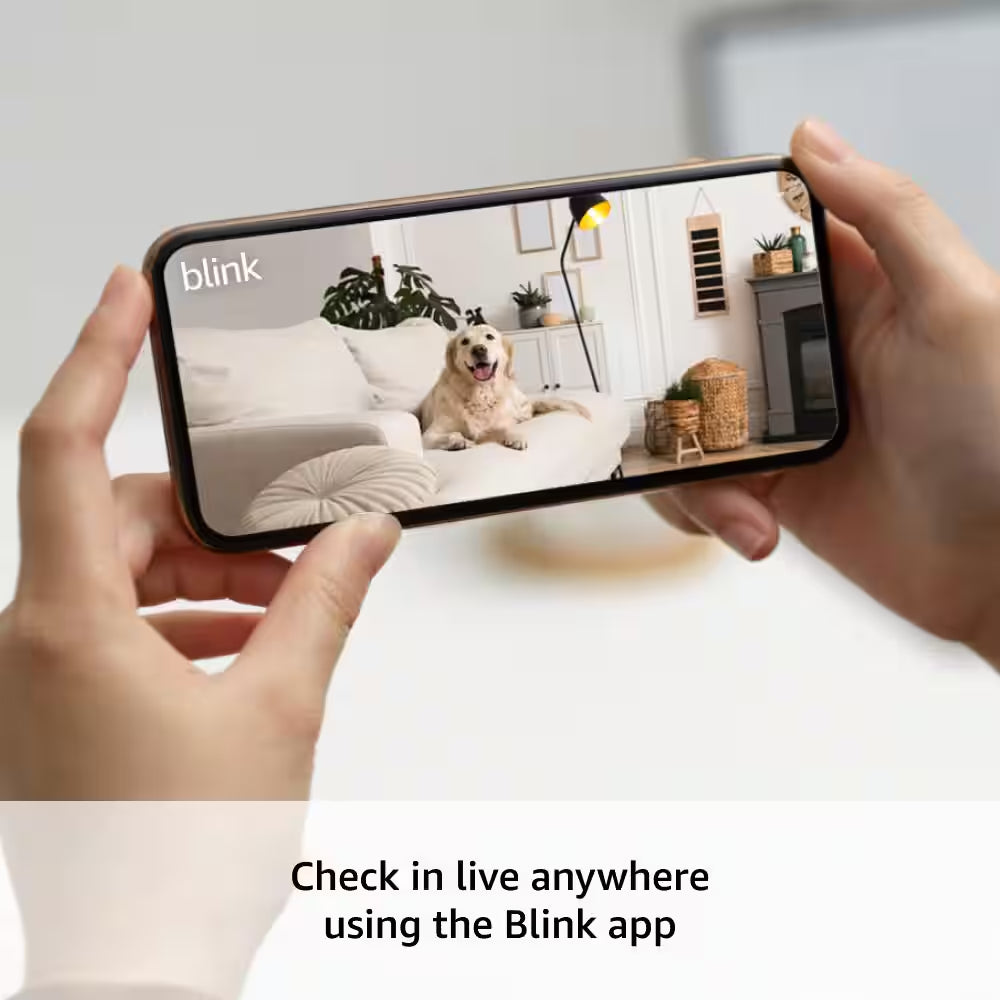 Mini Indoor Wired 1080P Wi-Fi Security Camera in White