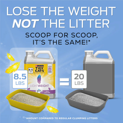 Purina  Lightweight with Glade Clean Blossoms Scented Clumping Cat Litter