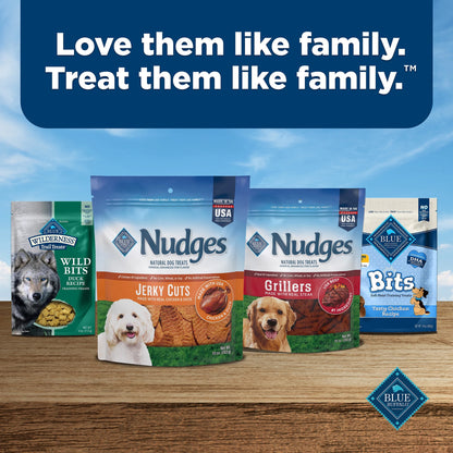 Nudges Jerky Cuts Dog Treats Made with Real Chicken & Duck, 16-Oz. Bag