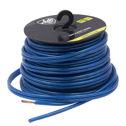 (2 Pack)  Car Stereo Speaker Wire, 14 American Wire Aauge, 50Ft, Transparent Blue, Normal Condition
