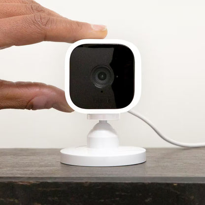 Mini Indoor Wired 1080P Wi-Fi Security Camera in White