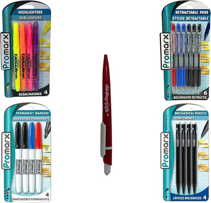 College Ruled Back to School Essential Supply Kit Bundle for Middle, High School