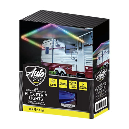 120 Volts Multicolor LED Strip Lights with Remote Control for RV Vehicle