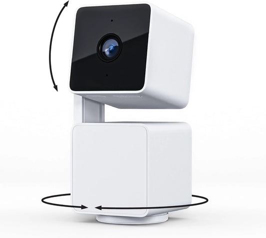 Cam Pan V3 Indoor/Outdoor Wired Security Camera with Pan/Tilt/Zoom - White