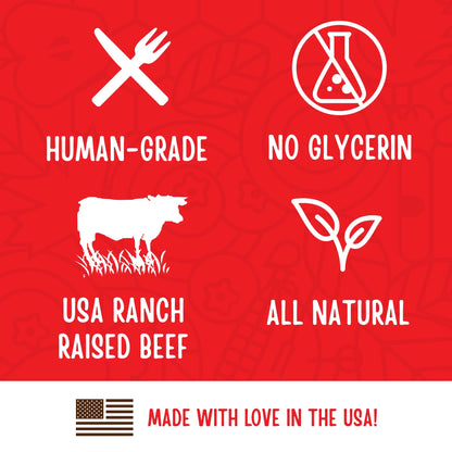 Natural Essentials Beef Sticks Dog Treats, 22Oz