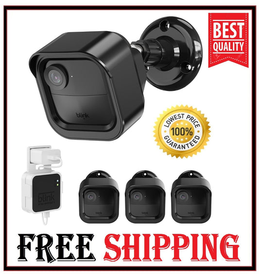 3 Pack Blink Outdoor 4 Camera Mount Set with Housing & Outlet Mount US