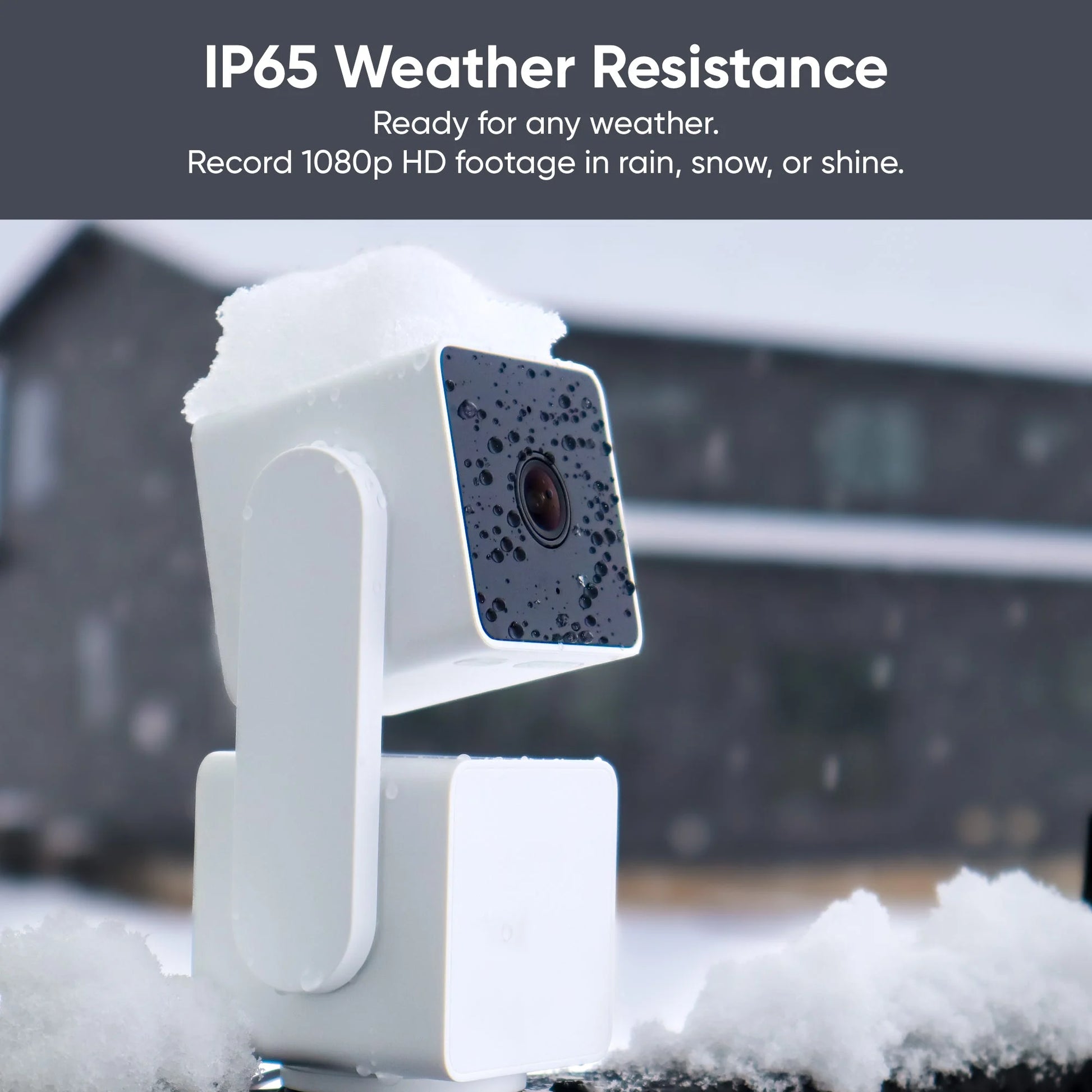 Cam Pan V3 Indoor/Outdoor Wired Security Camera with Pan/Tilt/Zoom - White
