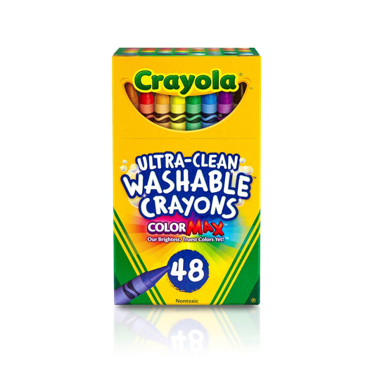 Classic Ultra-Clean Washable Crayons, 48 Count