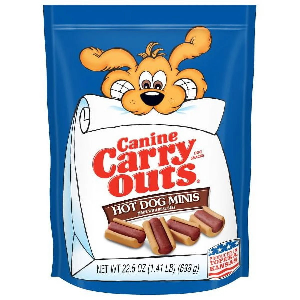 Hot Dog Minis Dog Treats, 22.5Oz Bag