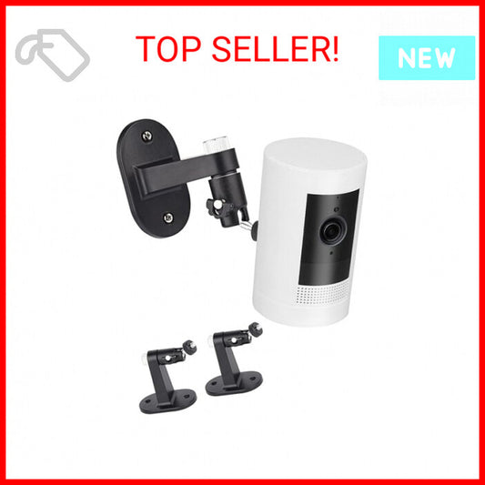 2Pack Adjustable Security Wall Mount Bracket for Ring Stick up Cam & Ring Indoor