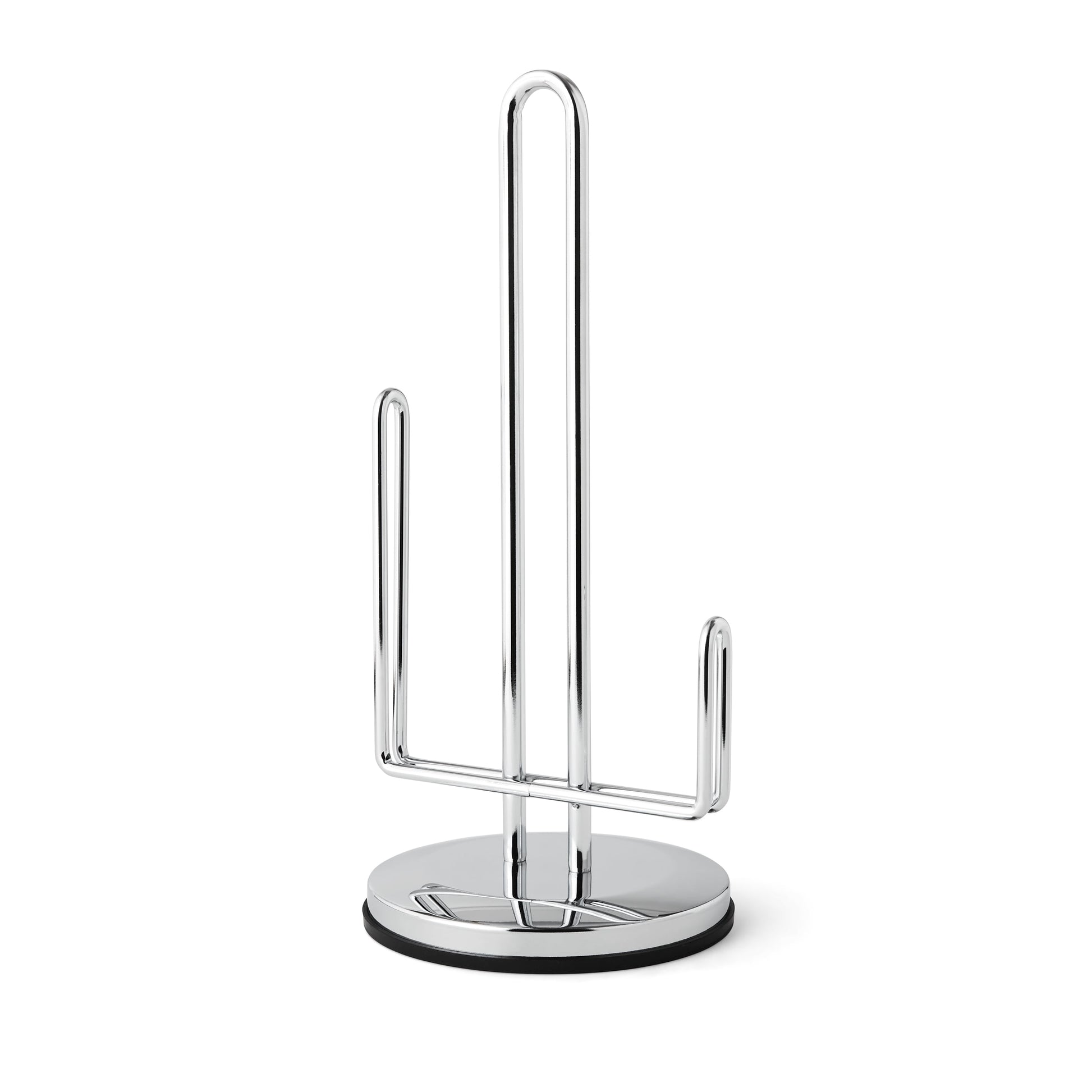 (2 Pack)  Paper Towel Holder with Non-Slip Base, 13.7 Inch, Chrome