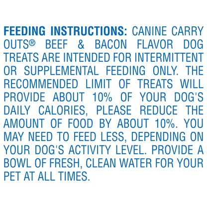 (2 Pack)  Beef & Bacon Flavor Dog Treats, 22.5Oz Bag