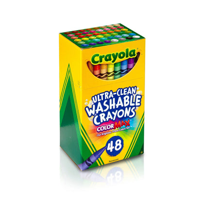 Classic Ultra-Clean Washable Crayons, 48 Count
