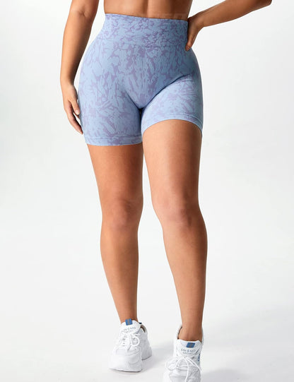 Women Seamless Camo Shorts High Waisted Gym Yoga Workout