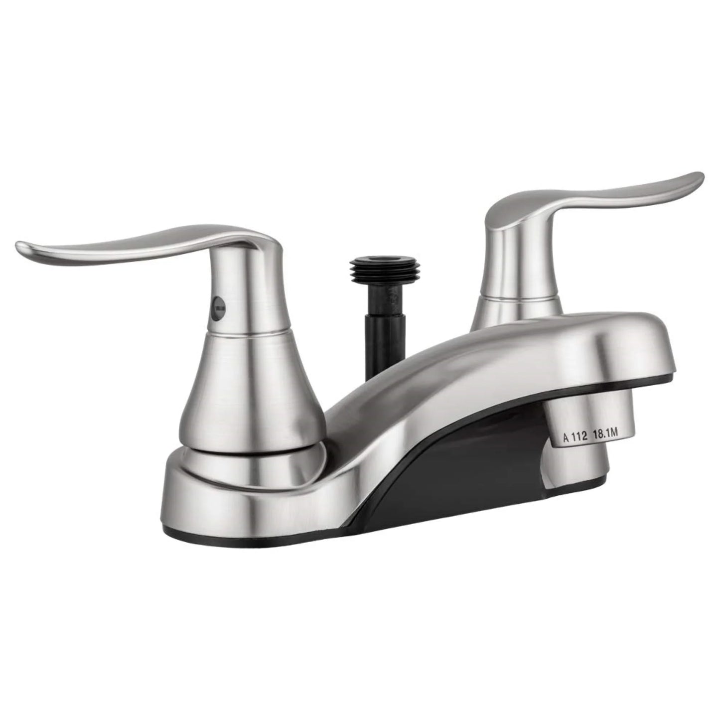 DF-PL720LH-SN RV Bathroom Faucet with Winged Levers and Shower Hose Diverter (Brushed Satin Nickel)