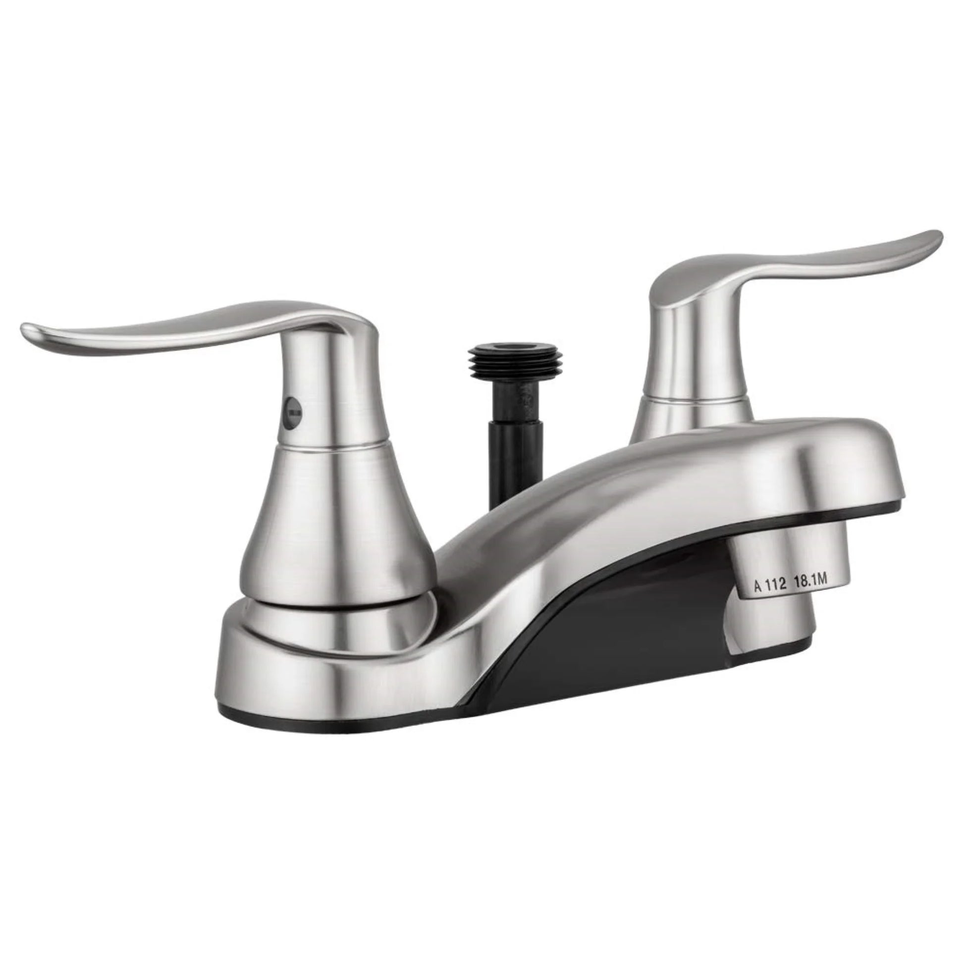 DF-PL720LH-SN RV Bathroom Faucet with Winged Levers and Shower Hose Diverter (Brushed Satin Nickel)